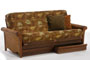 rosebud rattan futon with drawers